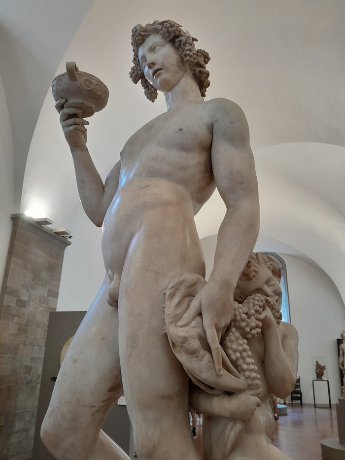 Bacchus is one of the earliest sculptures of Michelangelo Bacchus is one of the earliest sculptures of Michelangelo