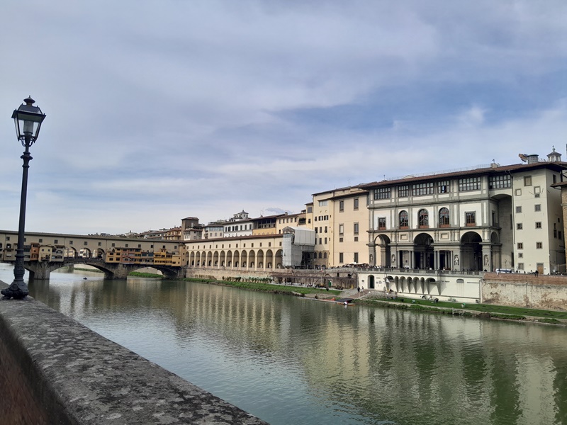 The Uffizi Gallery is situated only a short walk from the Ponte Vecchio The Uffizi Gallery is situated only a short walk from the Ponte Vecchio