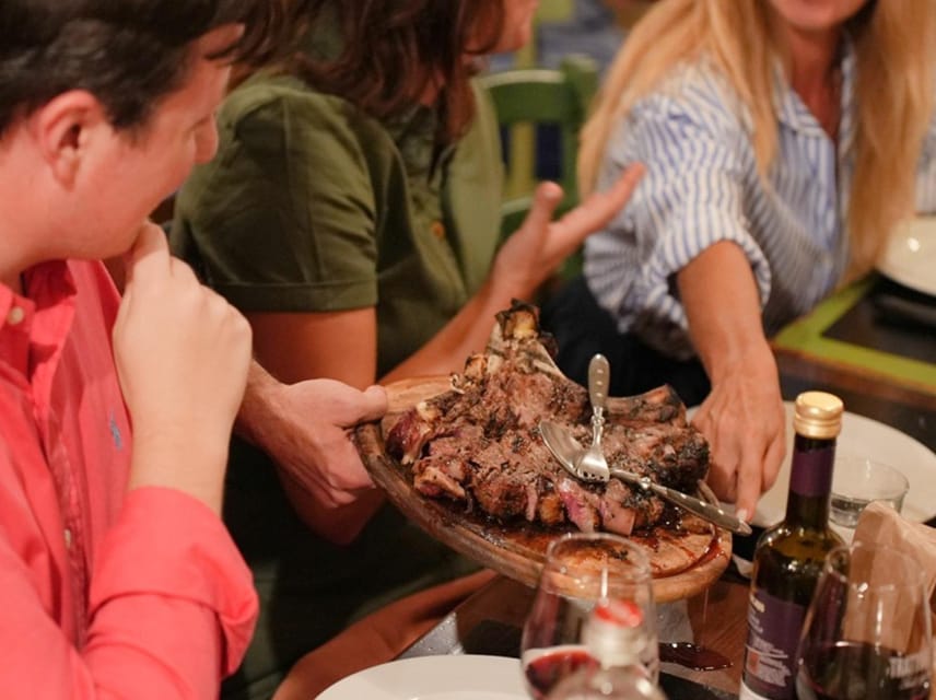 You'll be eating bistecca alla Fiorentina with golden roasted potatoes (along other delicacies) on this Florence foodie tour!