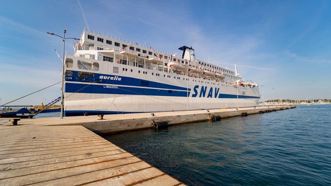 The SNAV Aurelia ferry provides an easy and relaxing trip across the Adriatic, connecting Split in Croatia with Ancona in Italy.