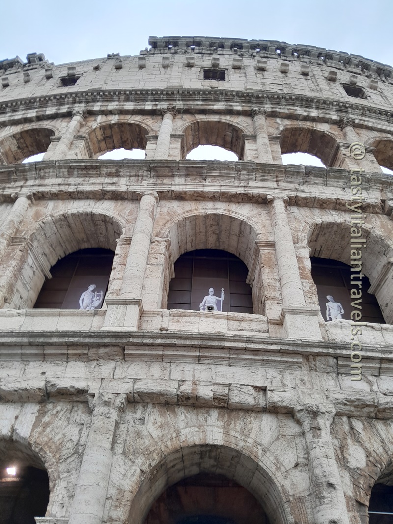 The Colosseum in Rome, a 20-minute walk from Roma Termini train station