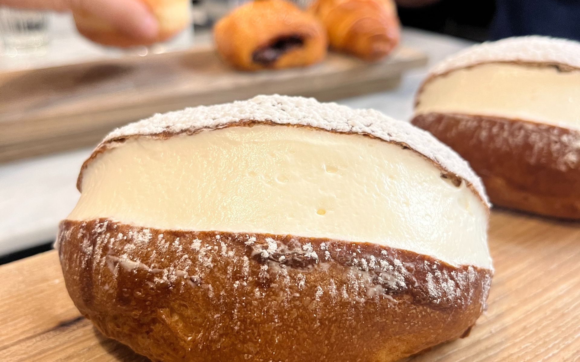 Maritozzi are Roman sweet brioche buns filled with whipped cream