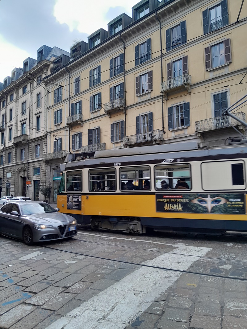 Trams are perfect for getting around Centro Storico of Milan Trams are perfect for getting around Centro Storico of Milan