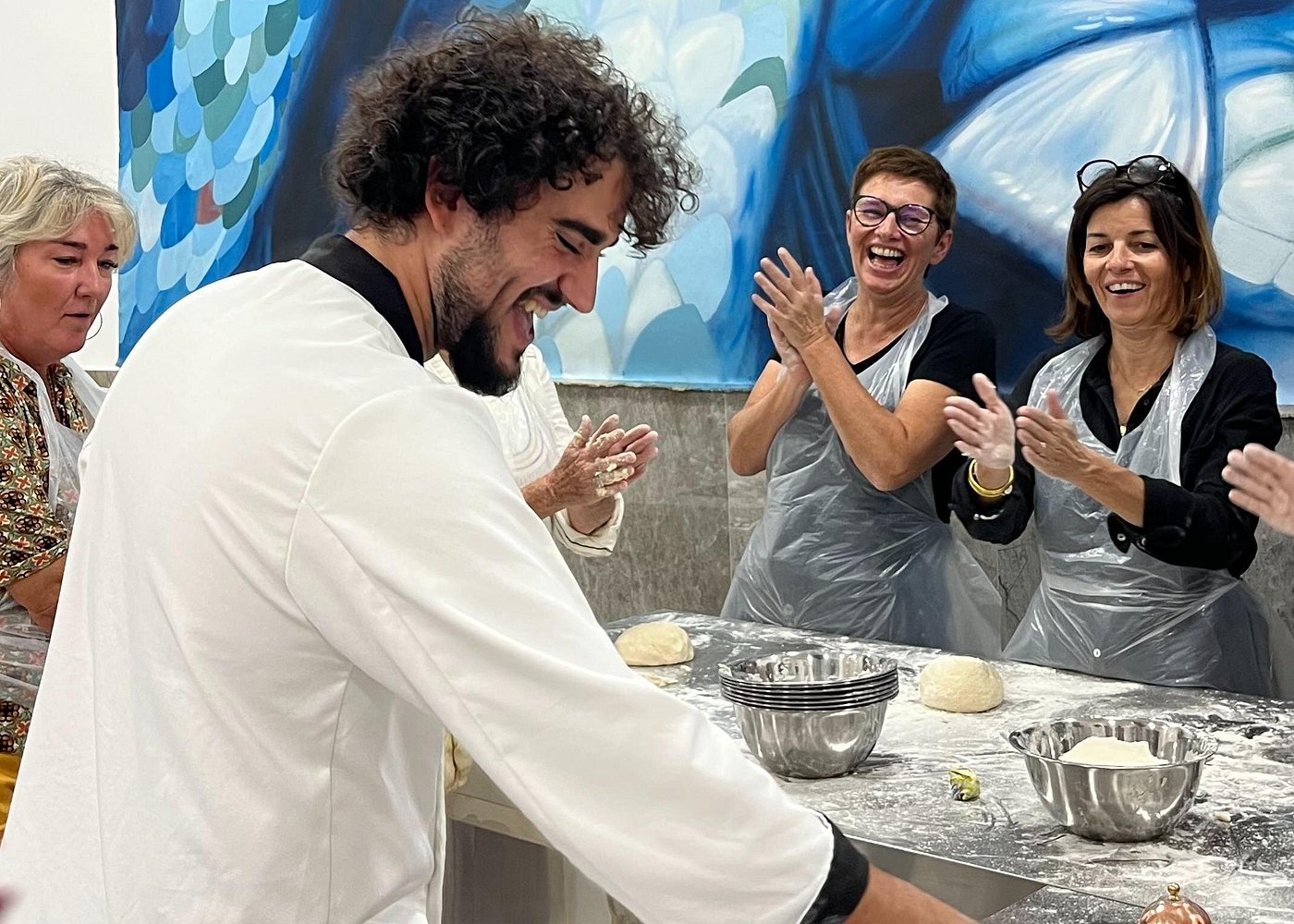 You'll have a fun learning to make pizza during the Naples Bay Tour pizza-making class, with hands-on guidance from a local chef