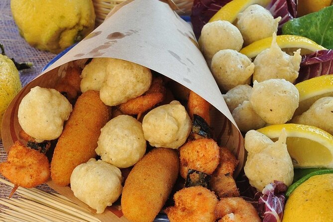 You'll sample a cuoppo di frittura on this unique Naples food tour! You'll sample a cuoppo di frittura on this unique Naples food tour!