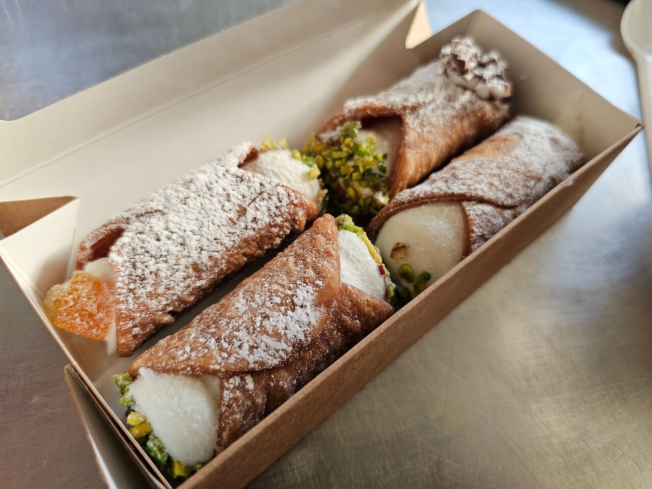 These yummy Sicilian cannoli are one of the delicious desserts you'll create in the pastry class in Rome. These yummy Sicilian cannoli are one of the delicious desserts you'll create in the pastry class in Rome.