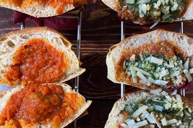 Trapizzino â A must-try street food from our Rome food tour in Trastevere Trapizzino â popular Roman street food with savoury filling, enjoyed during our Trastevere food tour in Rome