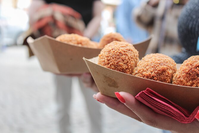 You'll be eating supplí, among other delicious food, on this amazing foodie experience in Rome.