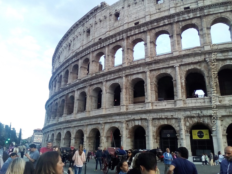 The Colosseum is always busy, no matter when you visit