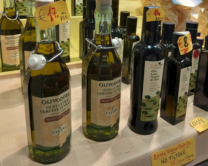Tuscan olive oil producers ship their products to customers around the world