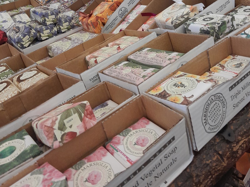 A scented soap wrapped into colourful paper could be a great souvenir from Italy! A scented soap wrapped into colourful paper could be a great souvenir from Italy!