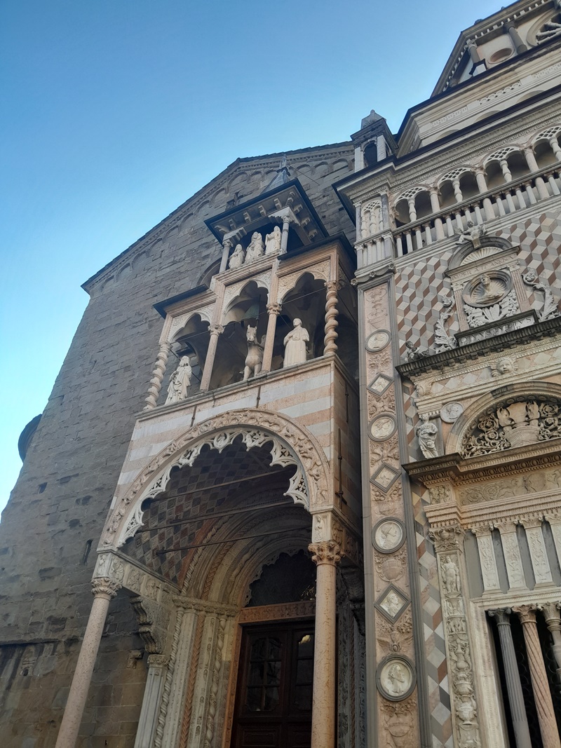 The beautiful Basilica di Santa Maria Maggiore in Bergamo