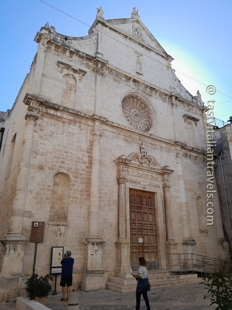 Chiesa di San Domenico, a historic church in Monopoli’s old town, Puglia, Italy